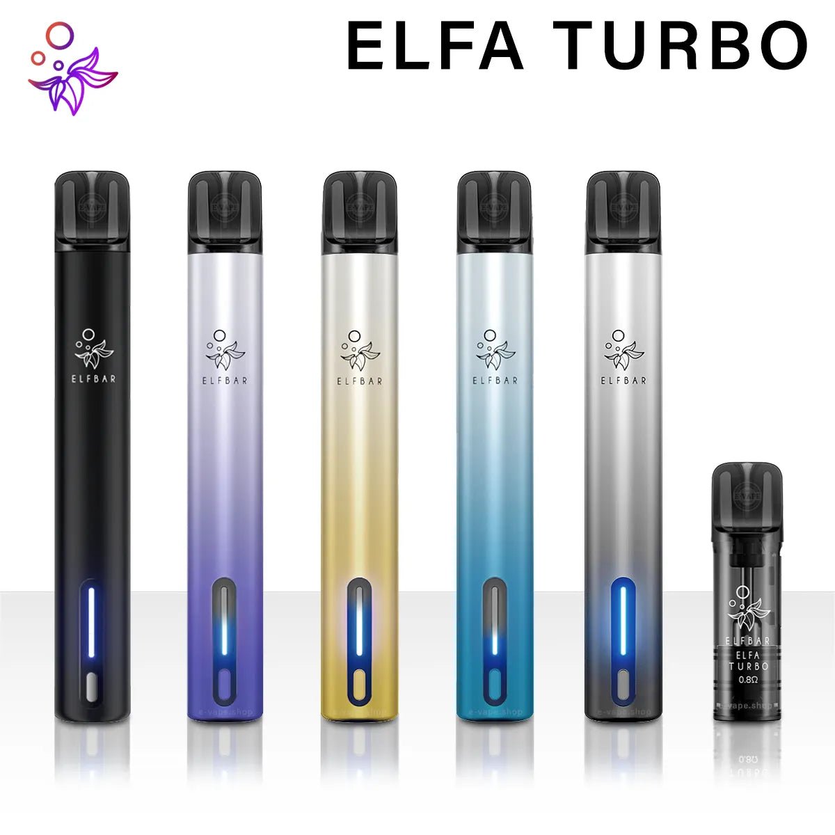 ELFA Akku Turbo mit Geschmacksboost von Elfbar - Vapechamp.de