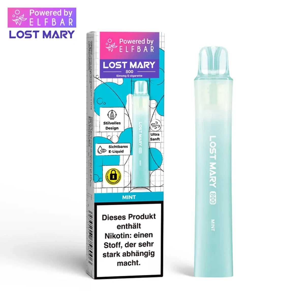 Lost Mary LM800 Einweg-Vape 20 mg/ml powered by Elfbar | Vapechamp.de