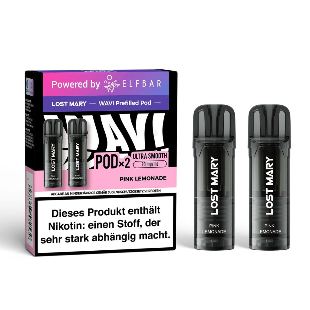 Elfbar ELFA Pods Lost Mary Wavi 20mg/ml 2 Stk. – Pink Lemonade