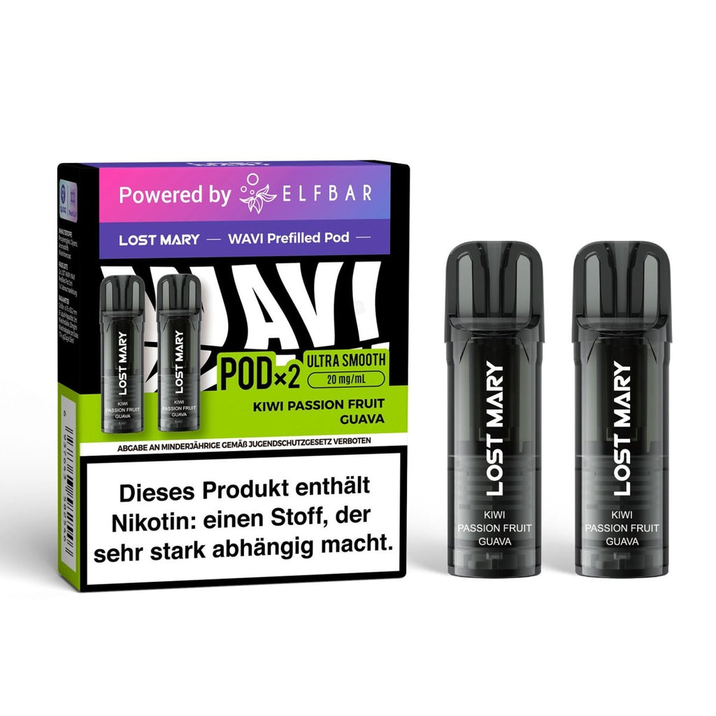 Elfbar ELFA Pods Lost Mary Wavi 20mg/ml 2 Stk. – Kiwi Passion Fruit Guava
