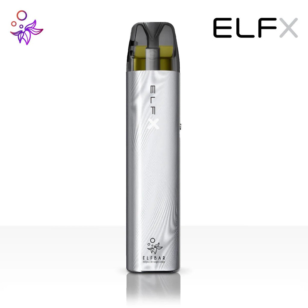 Elfbar ElfX Pod Kit Set -  1000 mAh Akku - wiederbefüllbar – Silver