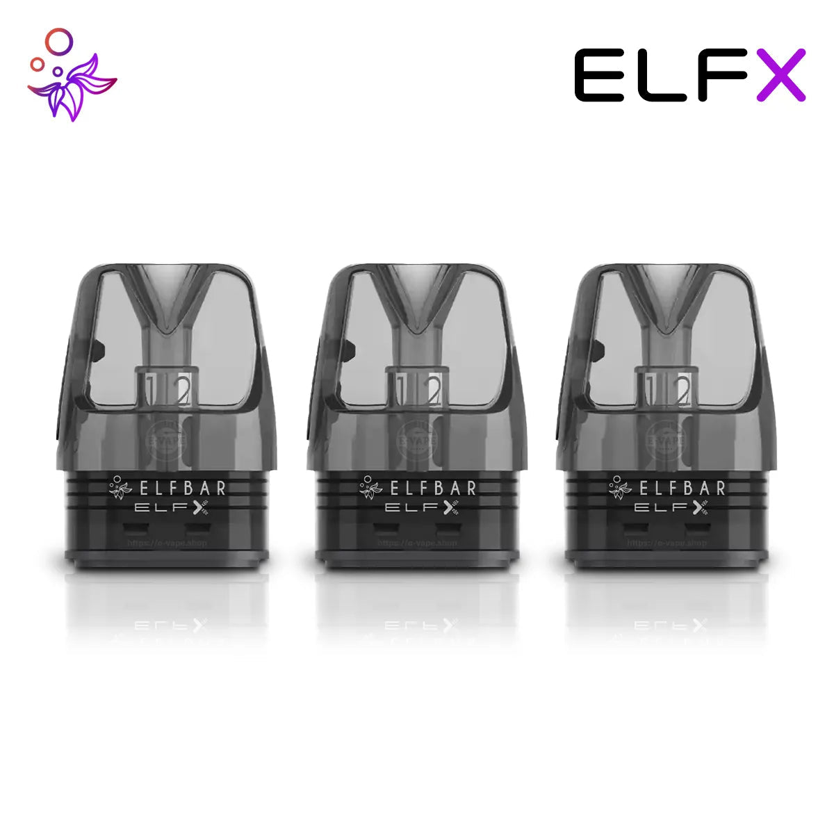 Elfbar ElfX Ersatzpods 0,6 / 0,8 Ohm | Wiederbefllbar & Nachhaltig | Vapechamp.de Elfbar ElfX Ersatzpods 0,6 / 0,8 Ohm | Wiederbefllbar & Nachhaltig | Vapechamp.de