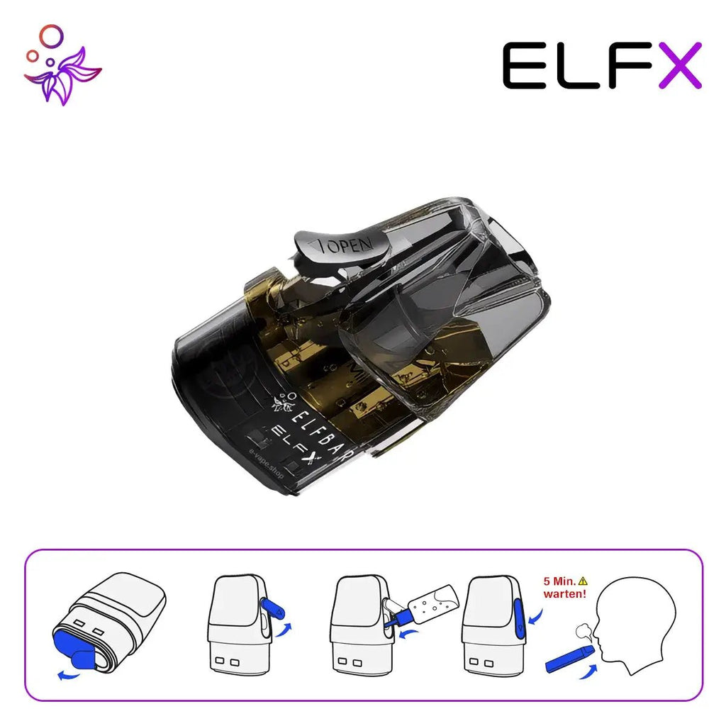 Elfbar ELFX Pro - 45W, 1200 mAh Akku & Dual Mesh Pods - Vapechamp.de