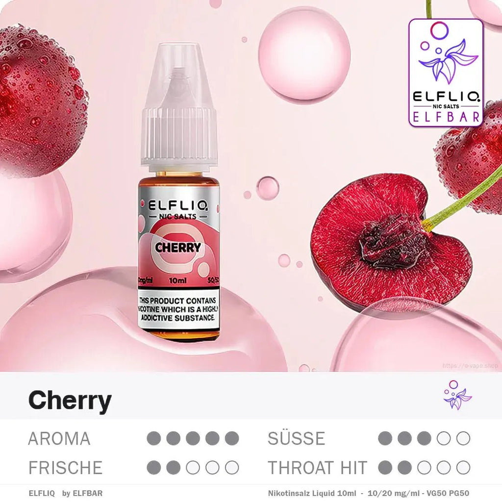 Elfbar Liquid ELFLIQ 10/20mg 10ml - Vapechamp.de