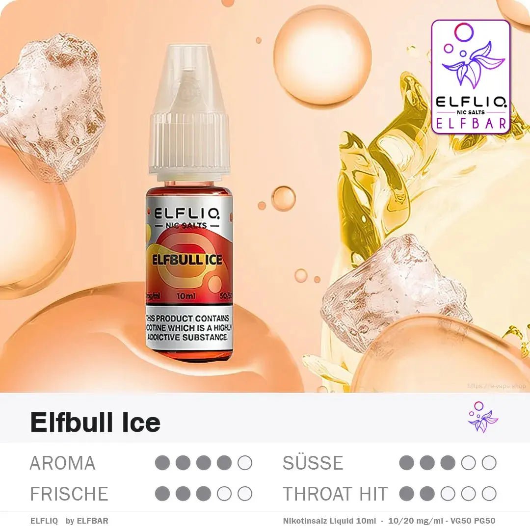 Elfbar Liquid ELFLIQ 10/20mg 10ml - Vapechamp.de