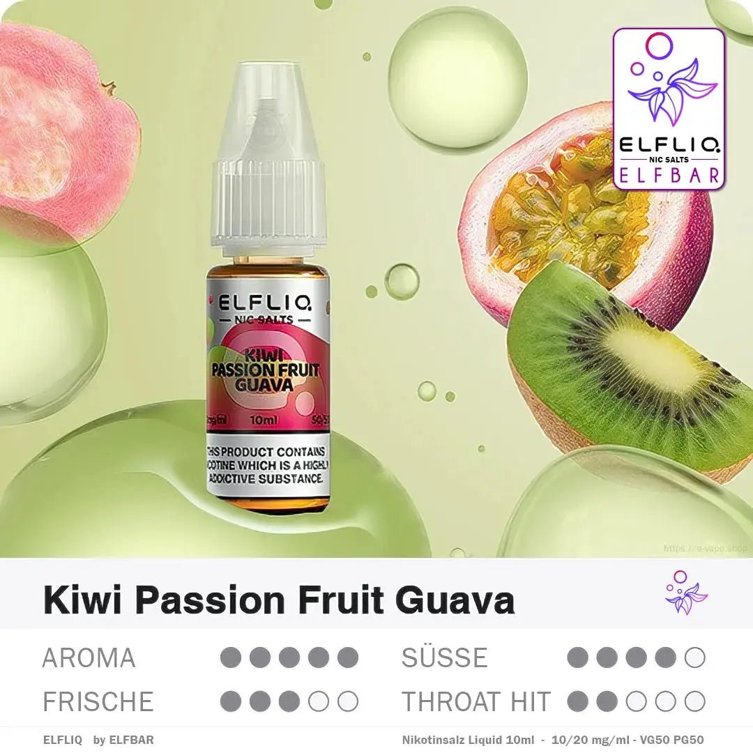 Elfbar Liquid ELFLIQ 10/20mg 10ml - Vapechamp.de