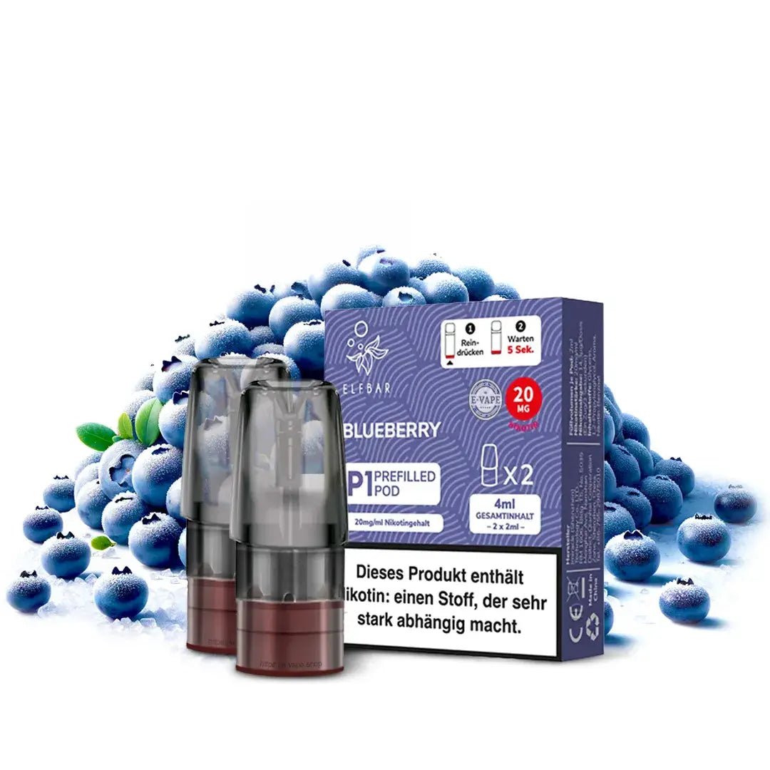 Elfbar Mate 500 2x Blueberry 20mg Pod - Vapechamp.de