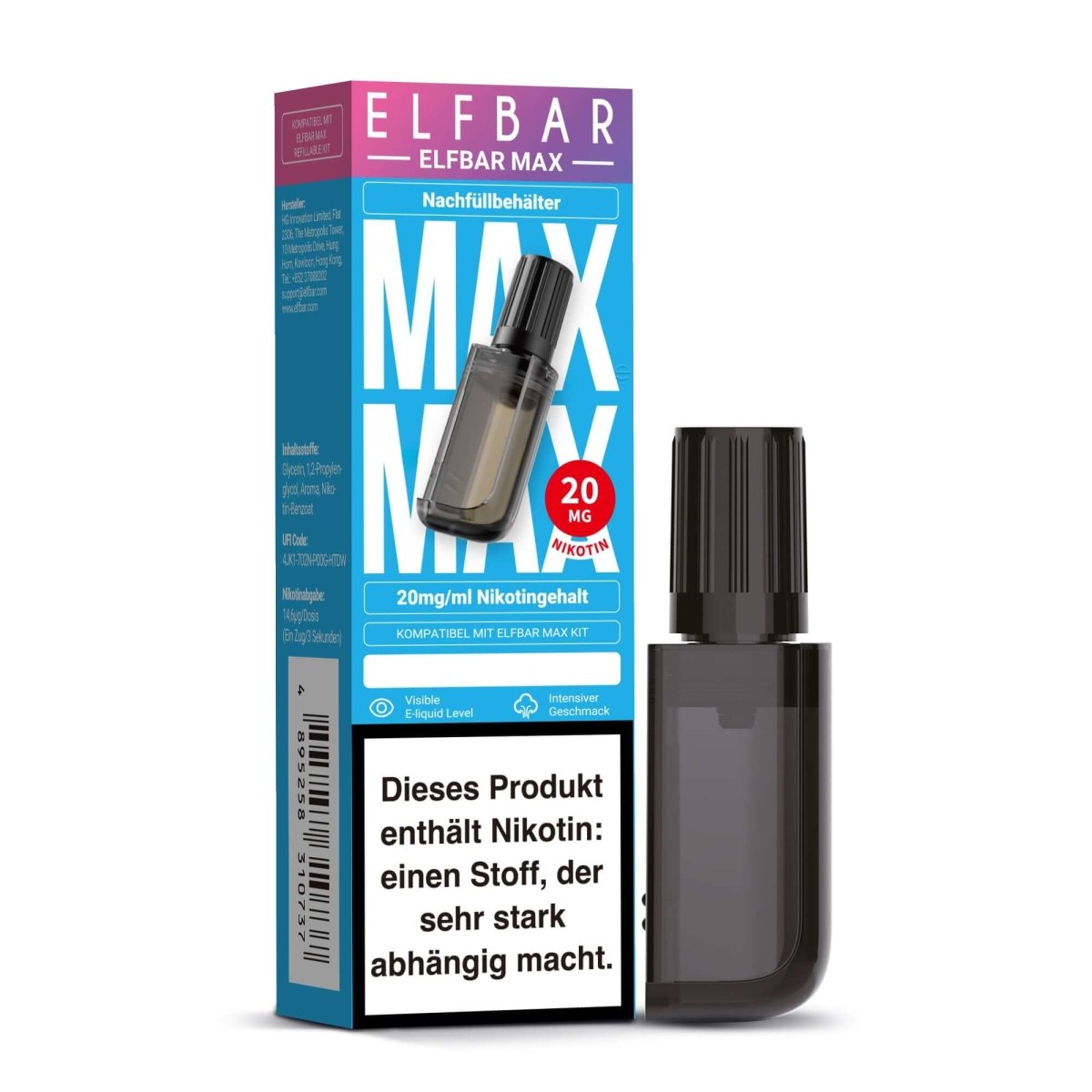 Elfbar MAX Komplettset Gert & Liquid nach Wahl | Vapechamp.de Elfbar MAX Komplettset Gert & Liquid nach Wahl | Vapechamp.de