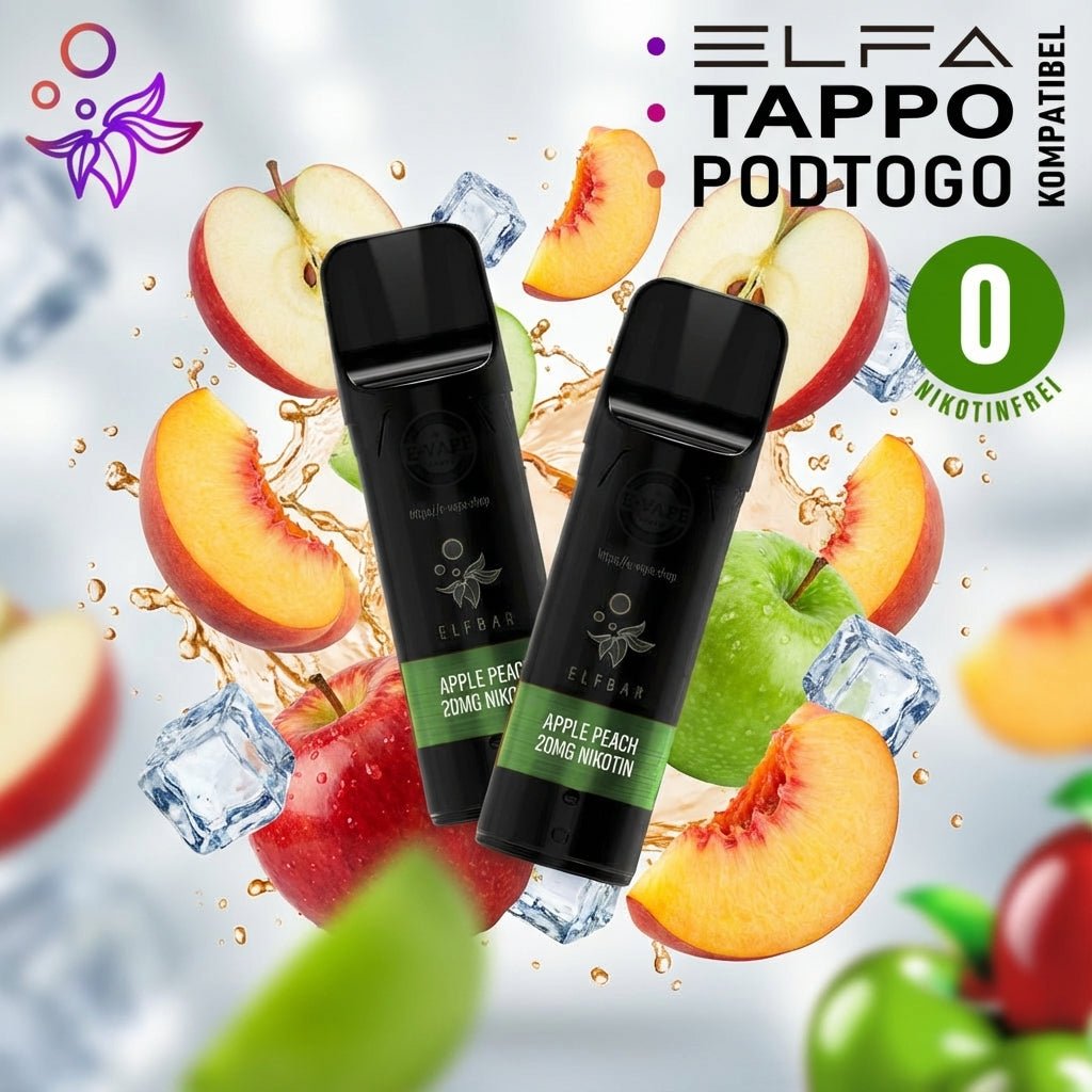 Elfbar Pods ELFA 0 mg/ml Nikotinfrei 2 Stk. - Vapechamp.de