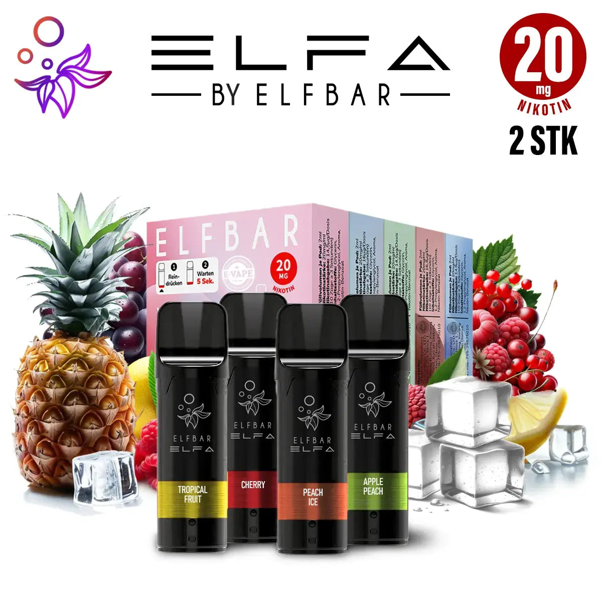 Elfbar Pods ELFA 20mg/ml Nikotin Elfbar