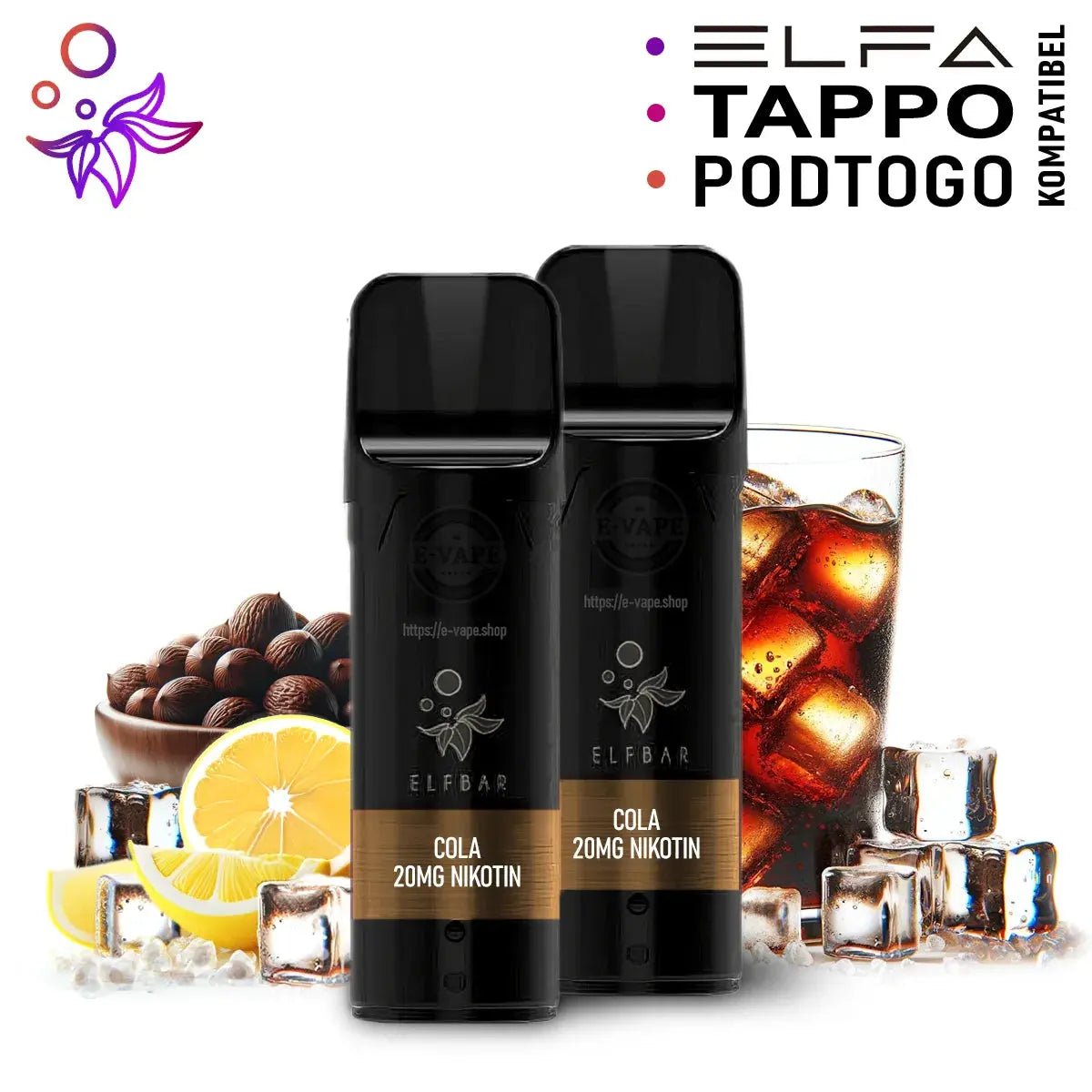 Elfbar Pods ELFA 20mg/ml Nikotin 2 Stk. - Vapechamp.de