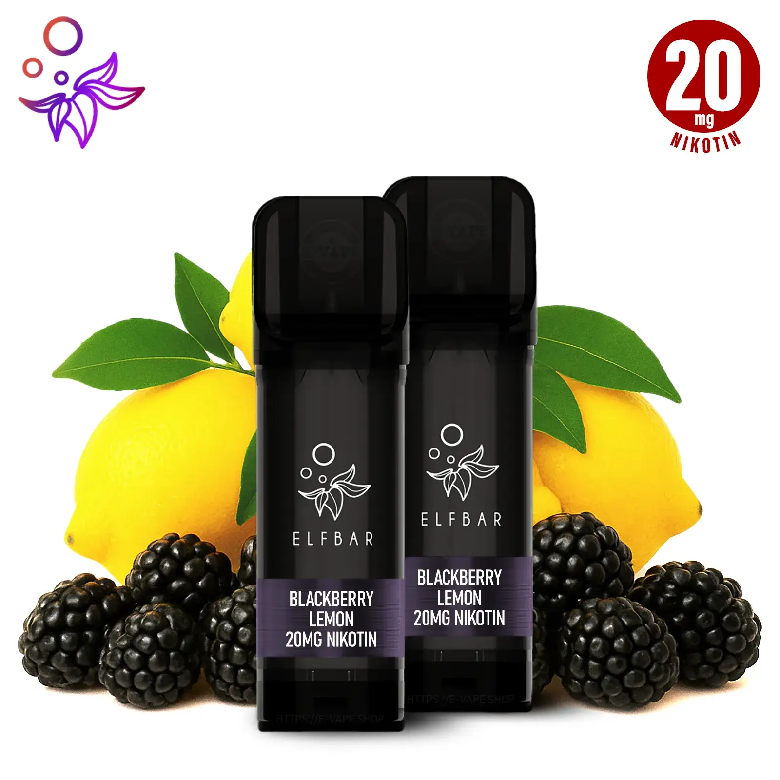 Elfbar ELFA Blackberry Lemon Pods 2 Stück online kaufen