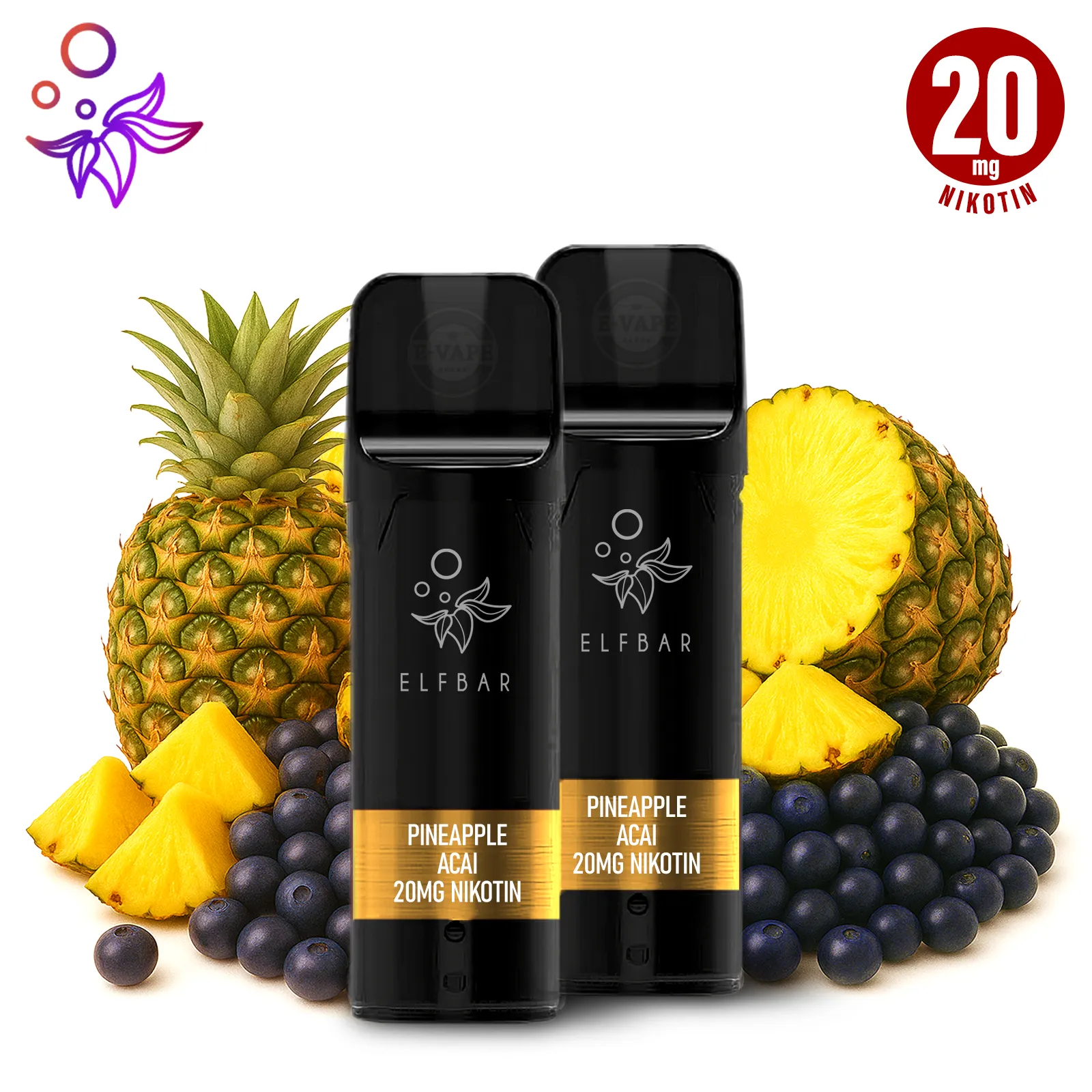 Elfbar Pods ELFA Pineapple Acai 20mg Elfbar