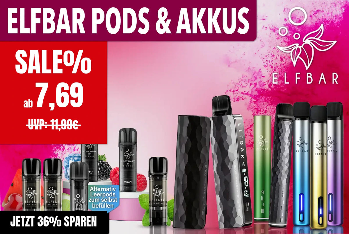 Elfbar ELFA Pods und ELFA Akkuträger
