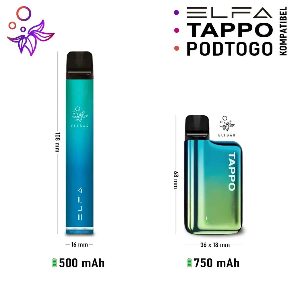 Elfbar Tappo Akku 750 mAh - Vapechamp.de