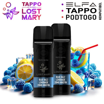 Elfbar Pods Blue Razz Lemonade 20mg Ⓣ TAPPO für ELFA