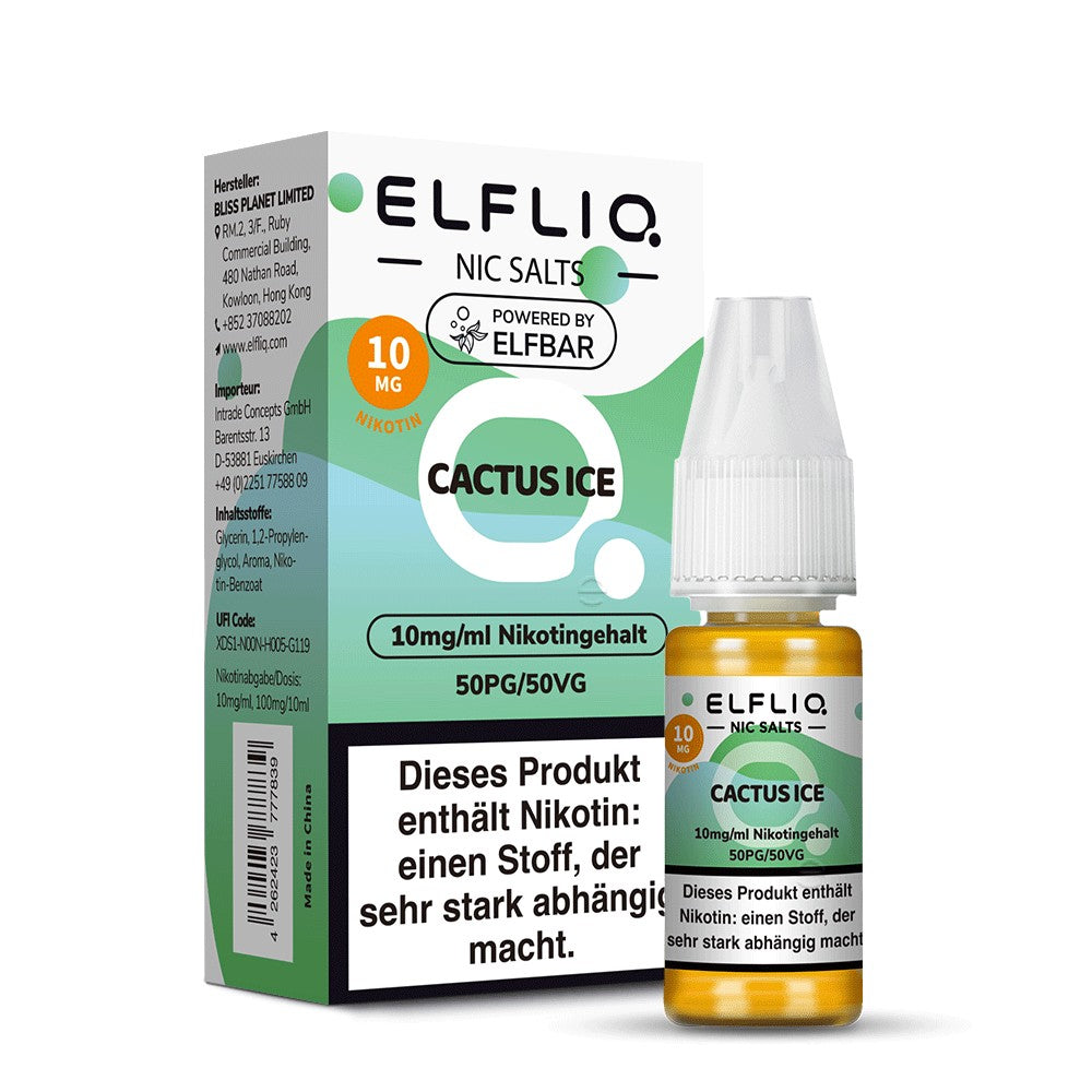 Elfbar Liquid ELFLIQ 10ml – 10 Mg / Cactus Ice
