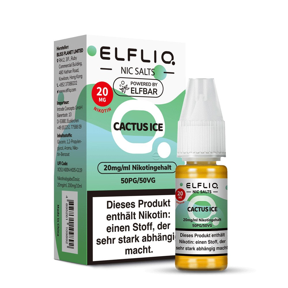 Elfbar Liquid ELFLIQ 10ml – 20 Mg / Cactus Ice