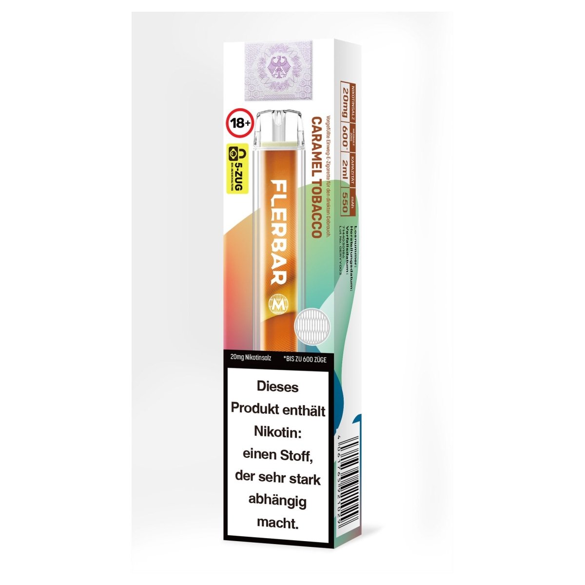 Flerbar M Einweg E-Zigarette 20mg – bis zu 600 Züge - Vapechamp.de