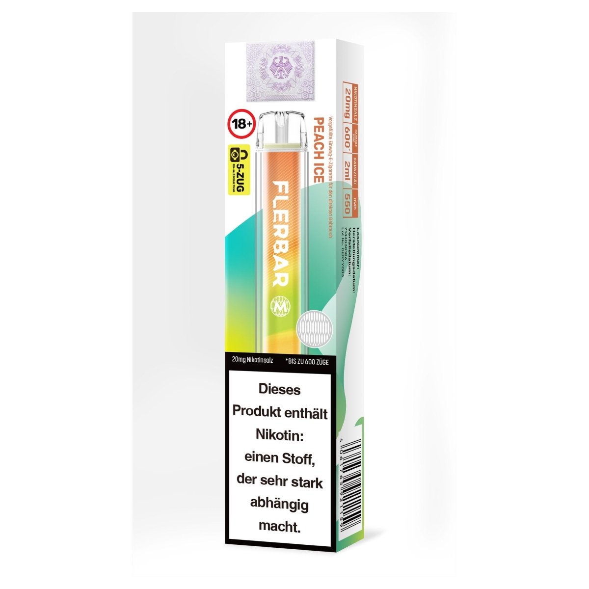 Flerbar M Einweg E-Zigarette 20mg – bis zu 600 Züge - Vapechamp.de