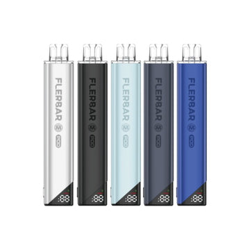 Flerbar M Pod Akku 650 mAh in fünf Farben mit Display