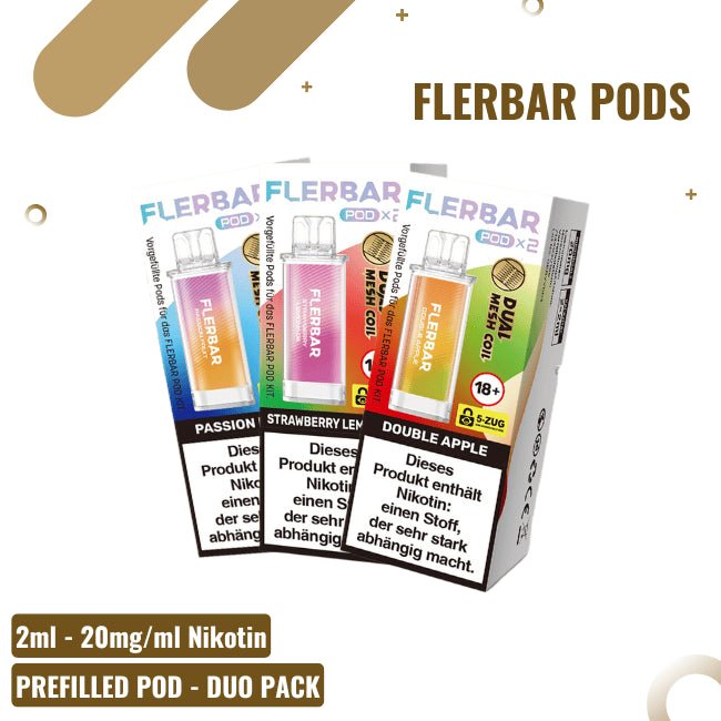 Flerbar Pods 20mg 2er Pack - Vapechamp.de