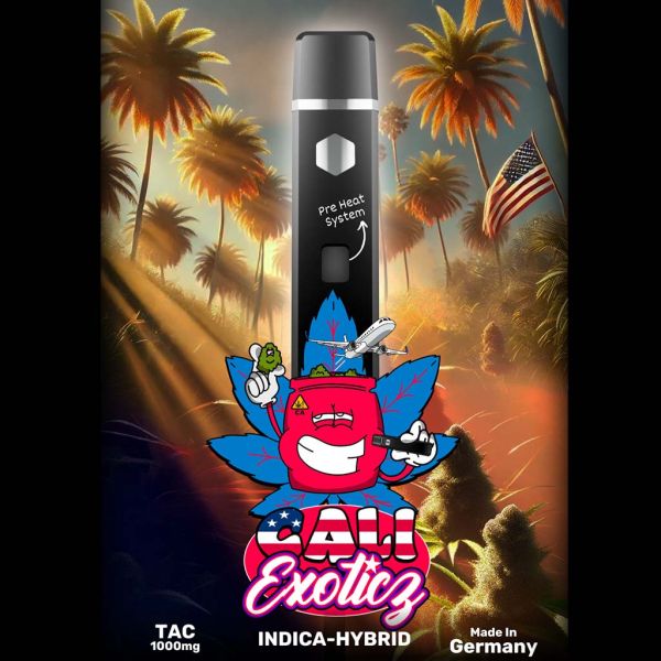 Happys Amsterdam TAC Vape - Cali Exoticz 1ml Vapechamp.de