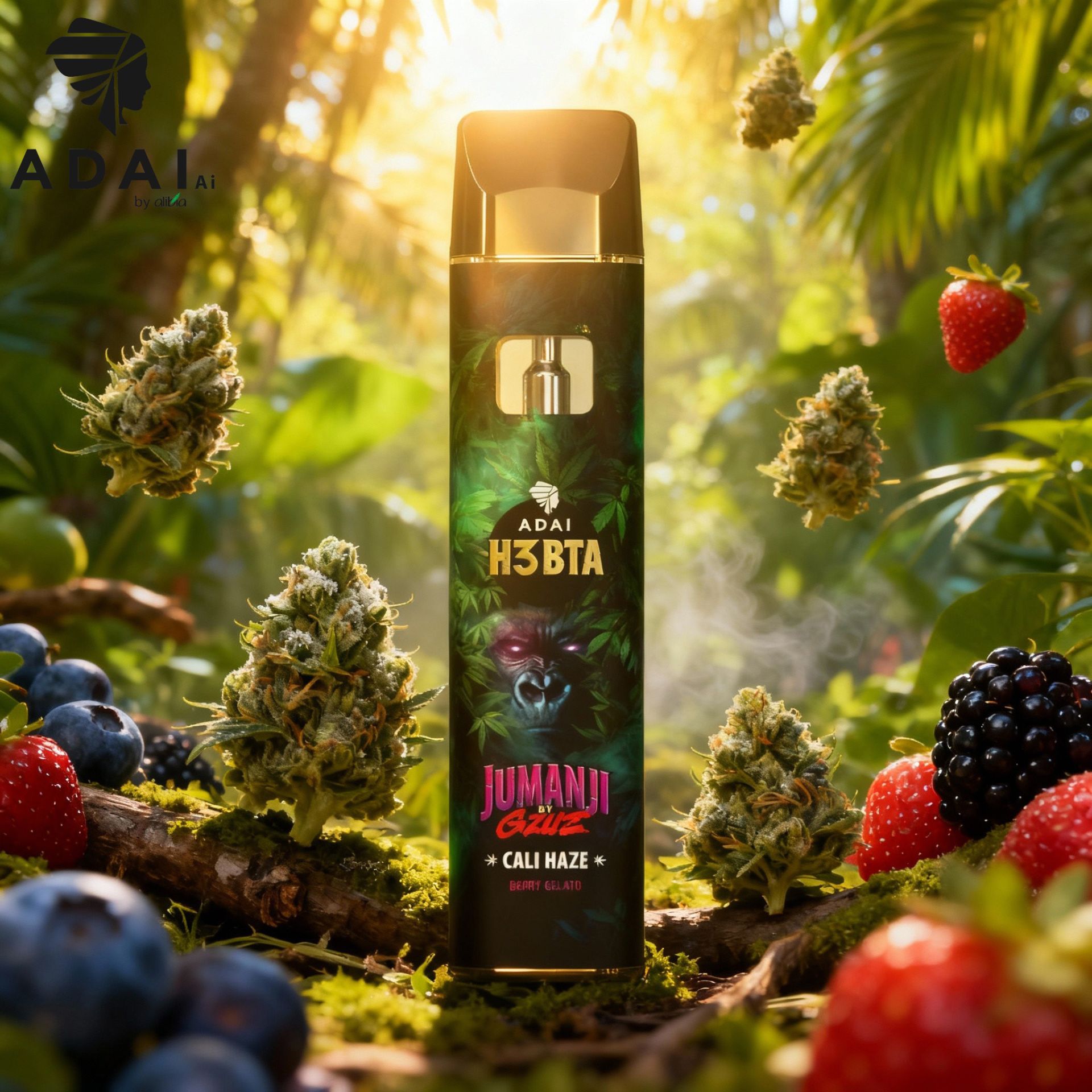 Jumanji H3BTA Vape - Cali Haze 1ml Vapechamp.de