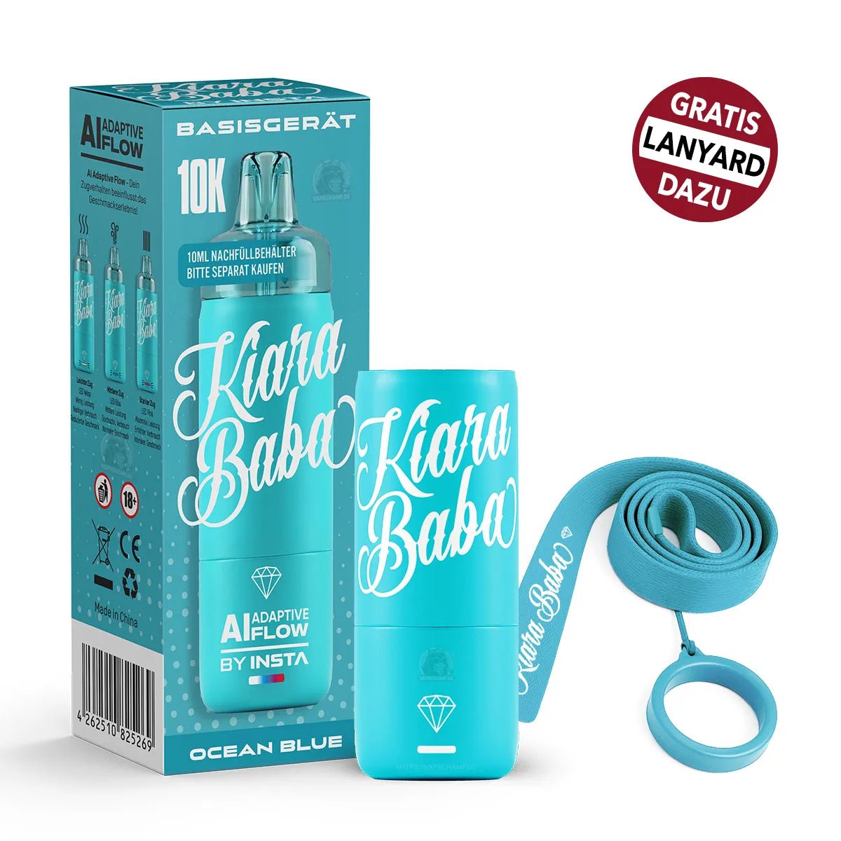Kiara Baba Vape 10K Akku + Verdampfer | Vapechamp.de Kiara Baba Vape 10K Akku + Verdampfer | Vapechamp.de