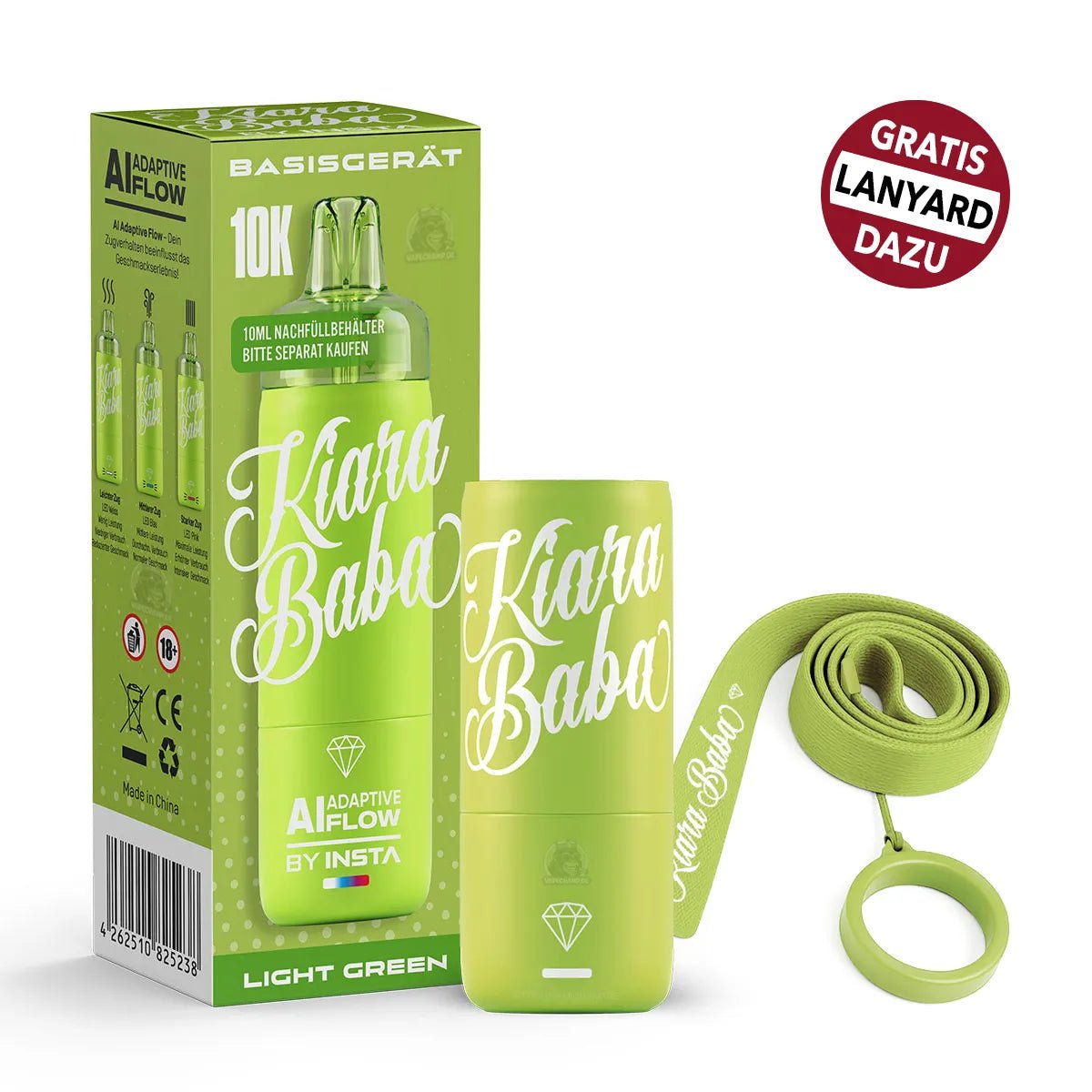 Kiara Baba Vape 10K Akku + Verdampfer | Vapechamp.de Kiara Baba Vape 10K Akku + Verdampfer | Vapechamp.de