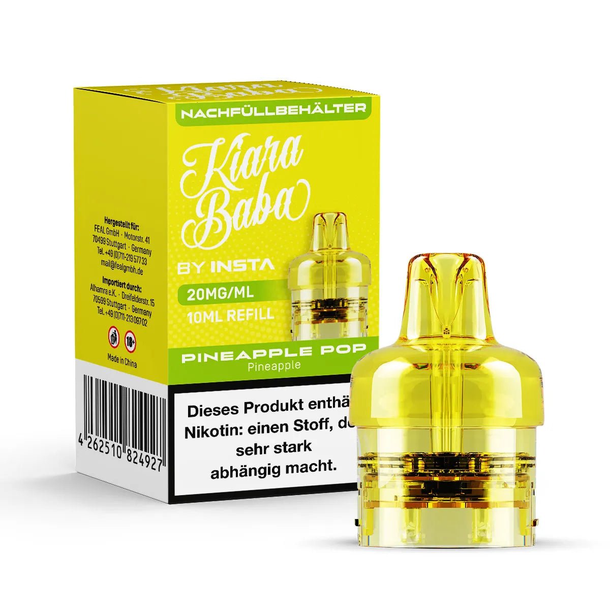 Kiara Baba Vape 10K Refill Container 10ml - Vapechamp.de