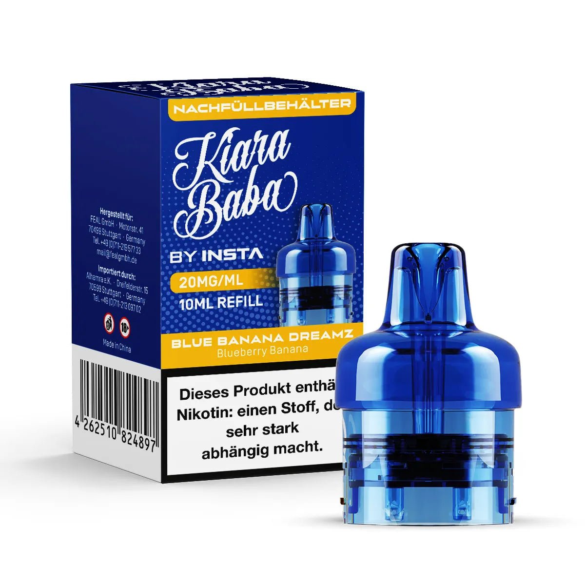 Kiara Baba Vape 10K Refill Container 10ml - Vapechamp.de