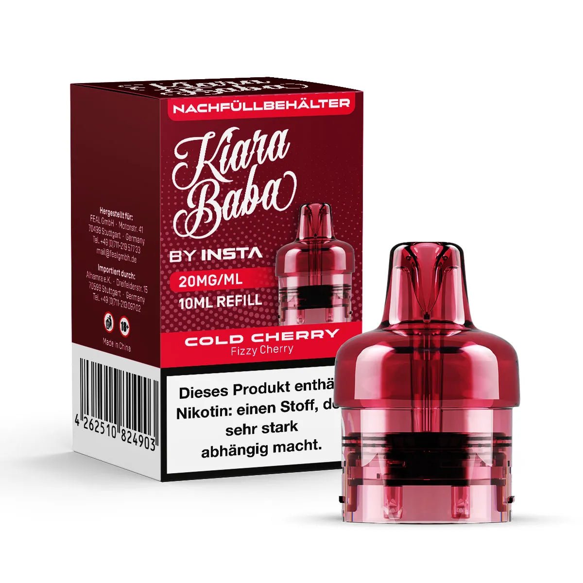 Kiara Baba Vape 10K Refill Container 10ml - Vapechamp.de