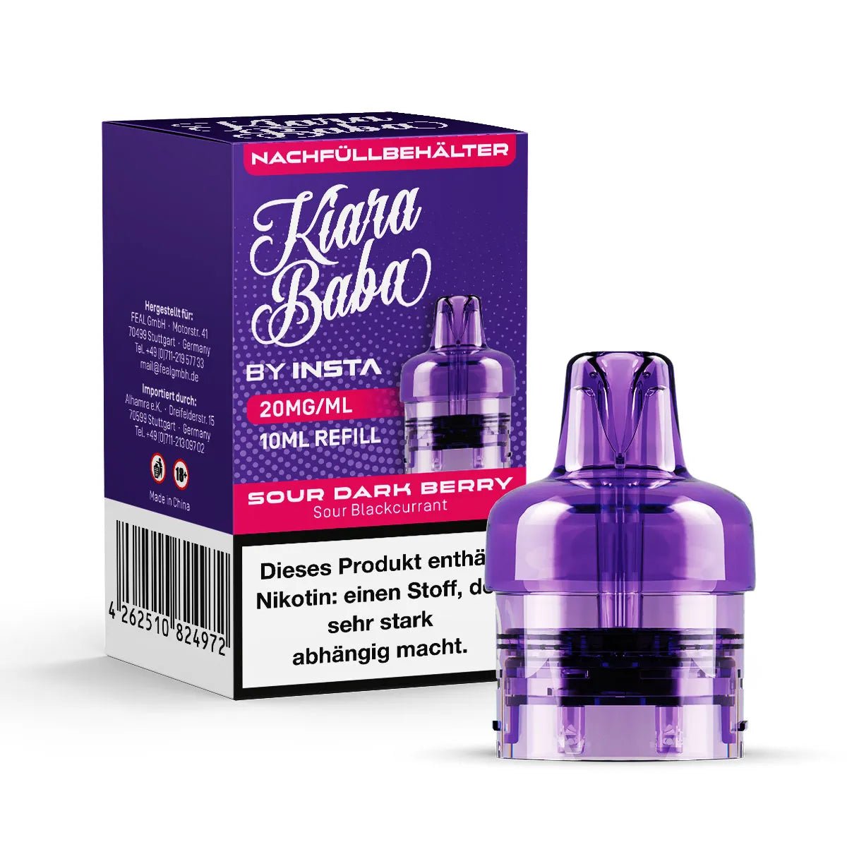 Kiara Baba Vape 10K Refill Container 10ml - Vapechamp.de