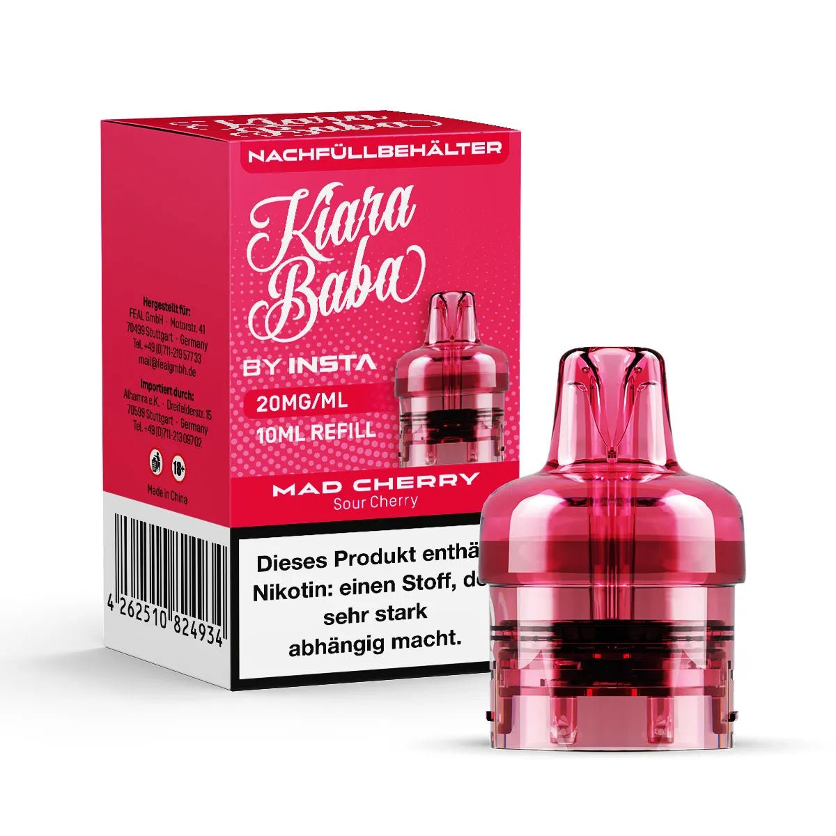 Kiara Baba Vape 10K Refill Container 10ml - Vapechamp.de