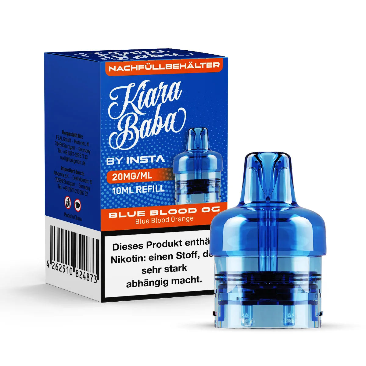 Kiara Baba Vape Refill Container 10ml Feal
