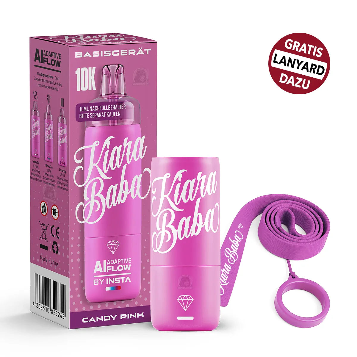 Kiara Baba Vape Basisgerät pink