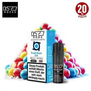 KTS Pods Fruit Gum Ice – Fruchtiger Kaugummi-Mix – 20mg/ml für ELFA