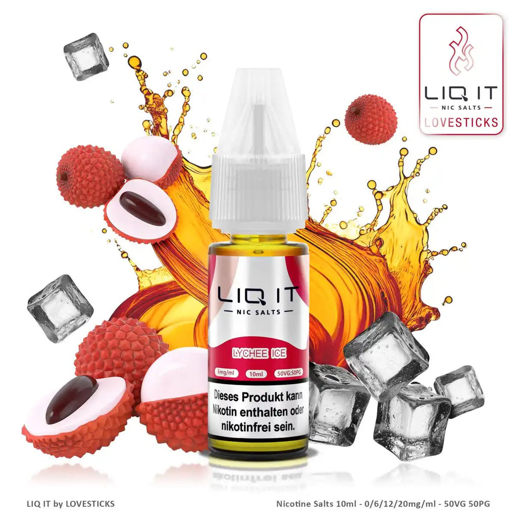 Lovesticks LiQ iT Liquid 0 mg/ml nikotinfrei ⓿ – Lychee Ice