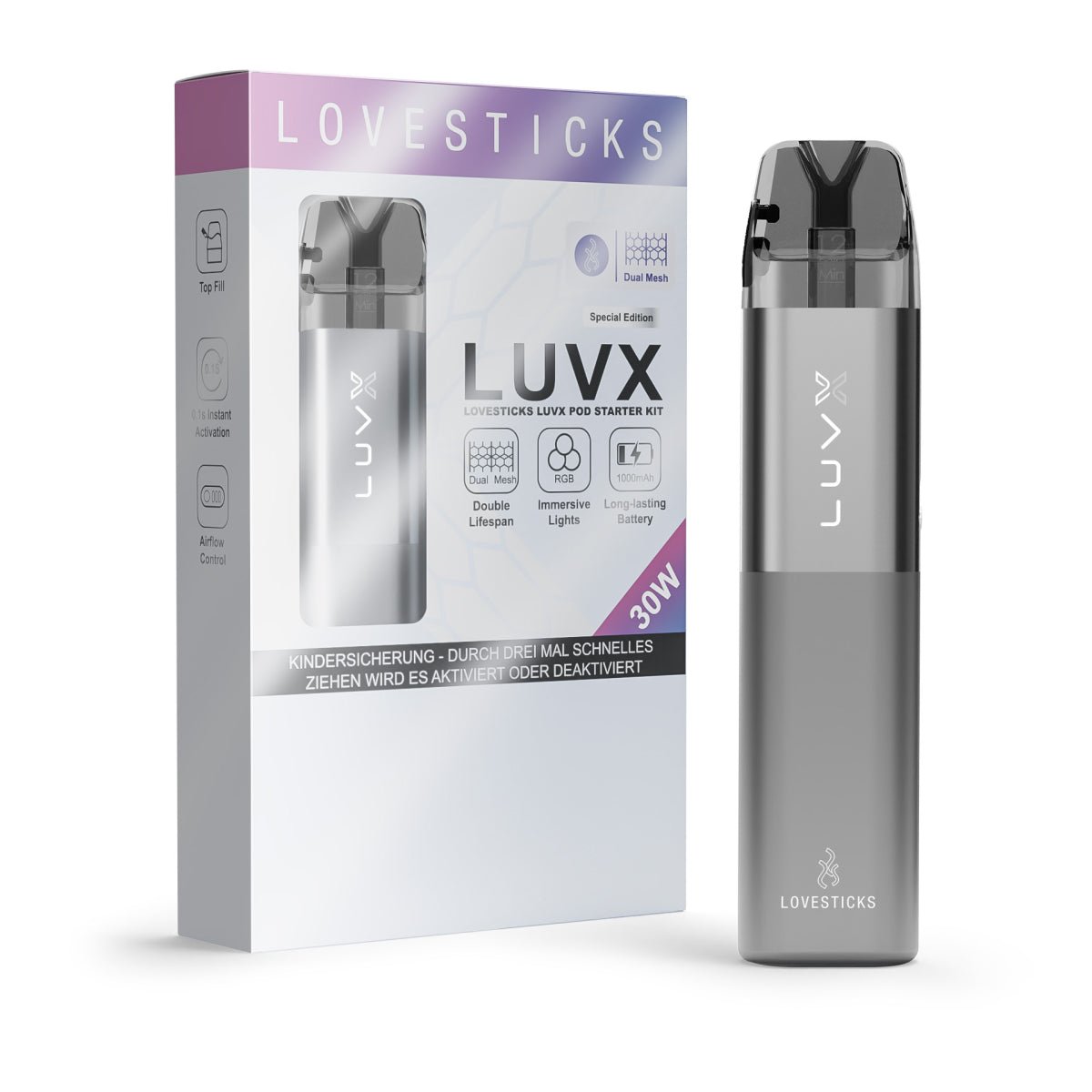 Lovesticks LuvX Pod - Kit, baugleich mit Elfbar ElfX - Vapechamp.de