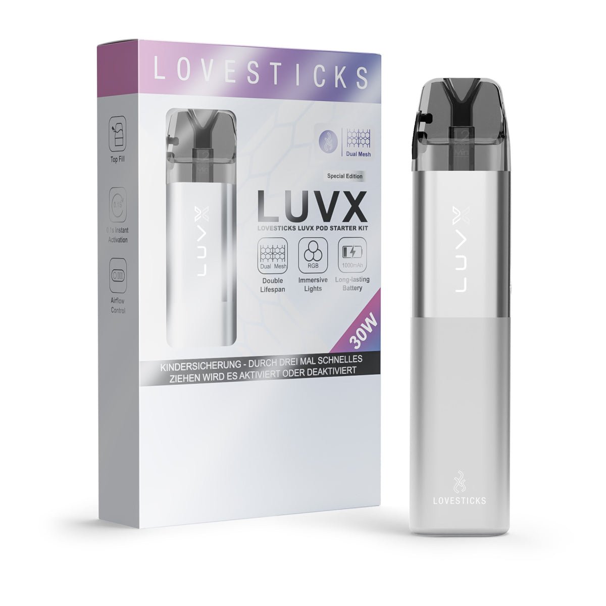 Lovesticks LuvX Pod - Kit, baugleich mit Elfbar ElfX - Vapechamp.de