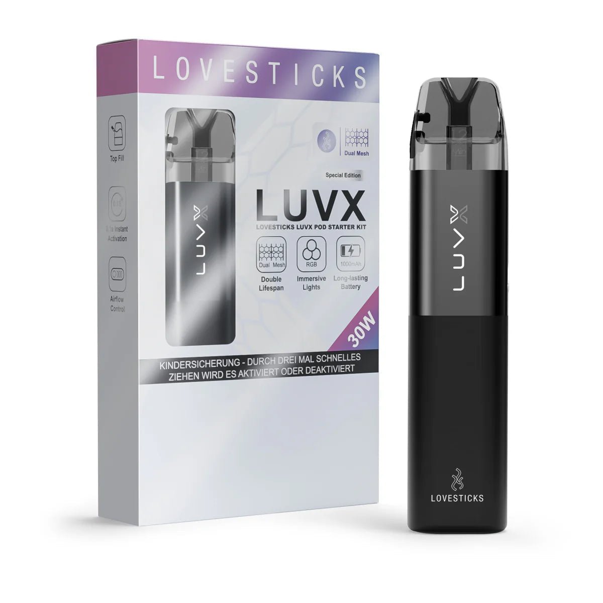 Lovesticks LuvX Pod - Kit, baugleich mit Elfbar ElfX - Vapechamp.de