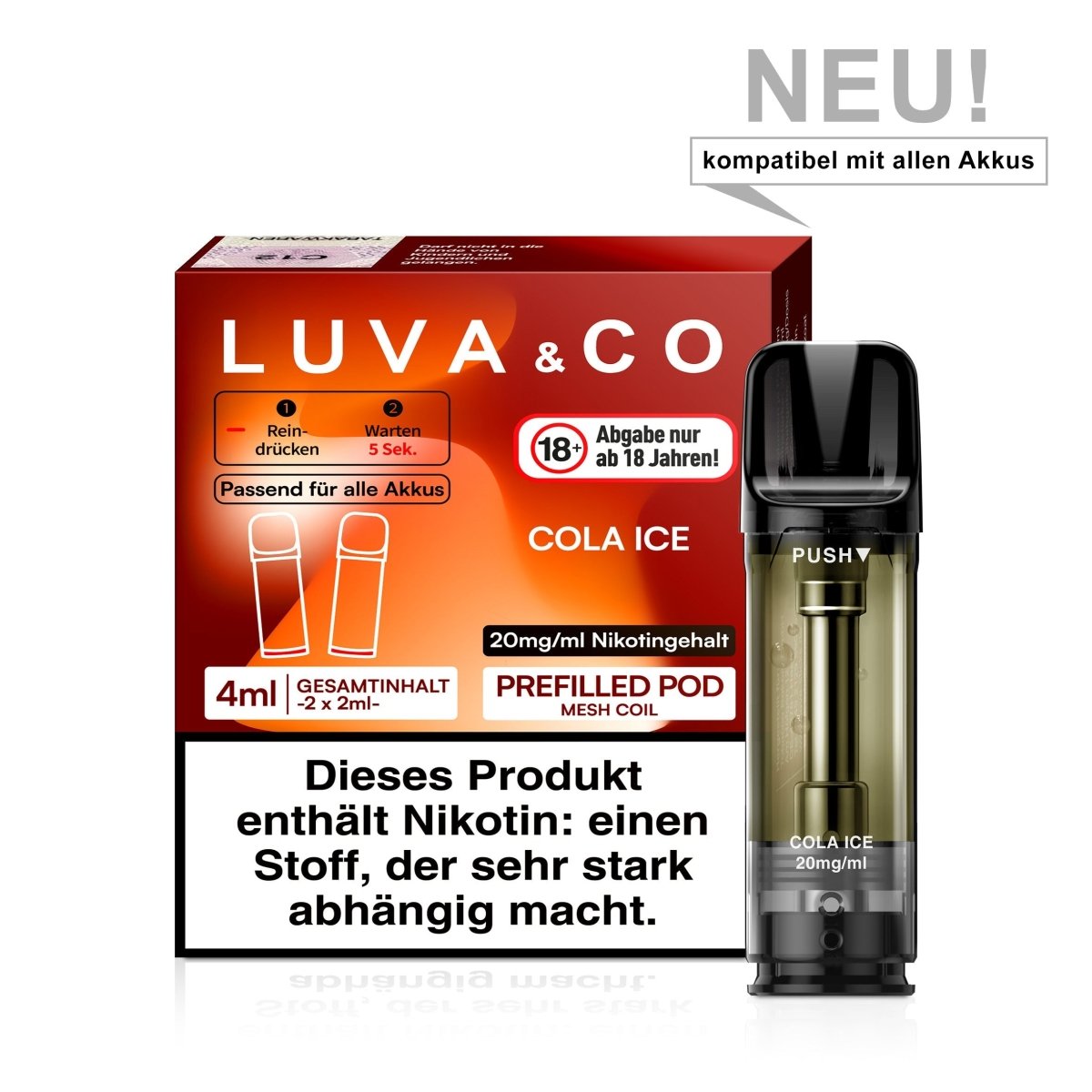 Luva & Co Pods 20Mg - Vapechamp.de