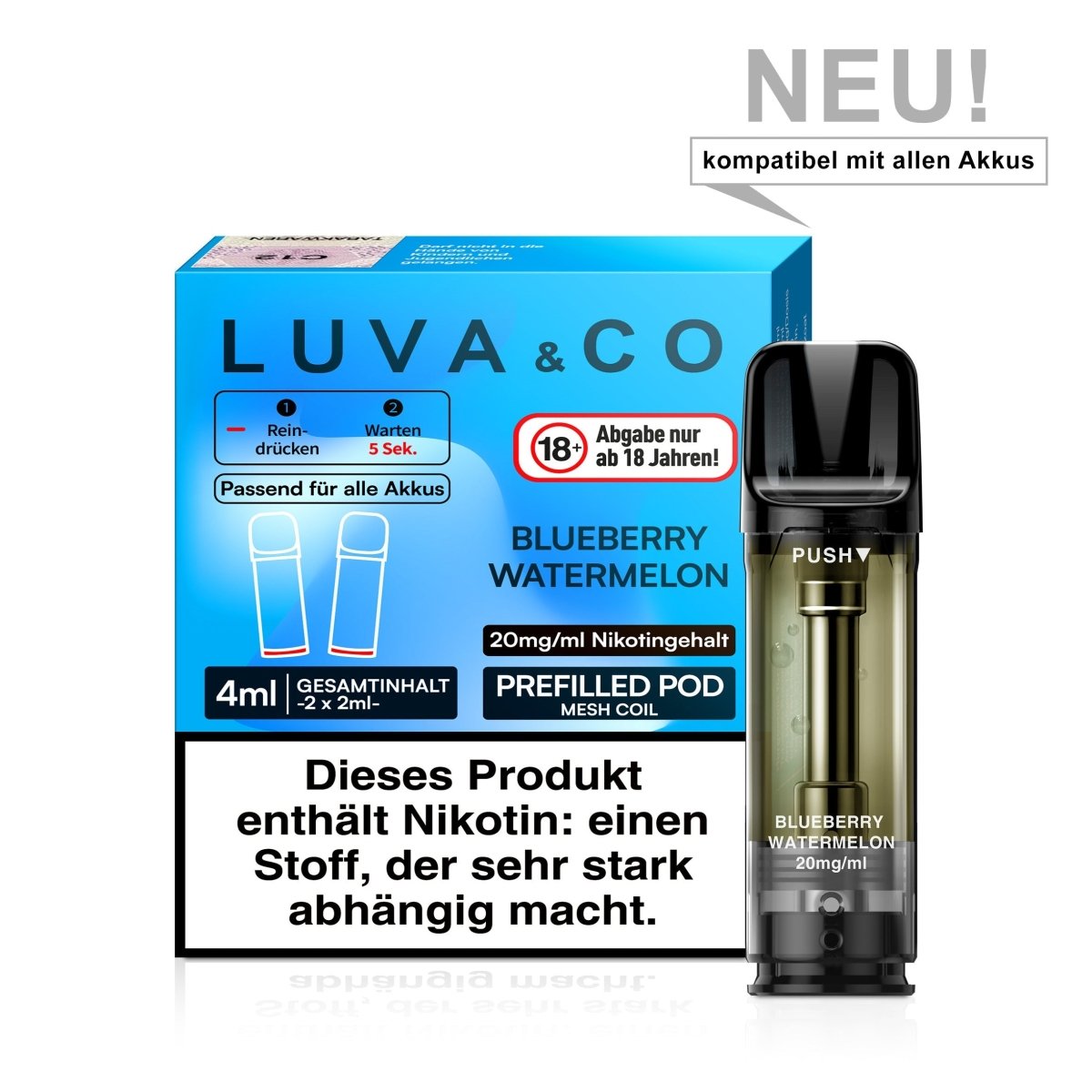 Luva & Co Pods 20Mg - Vapechamp.de