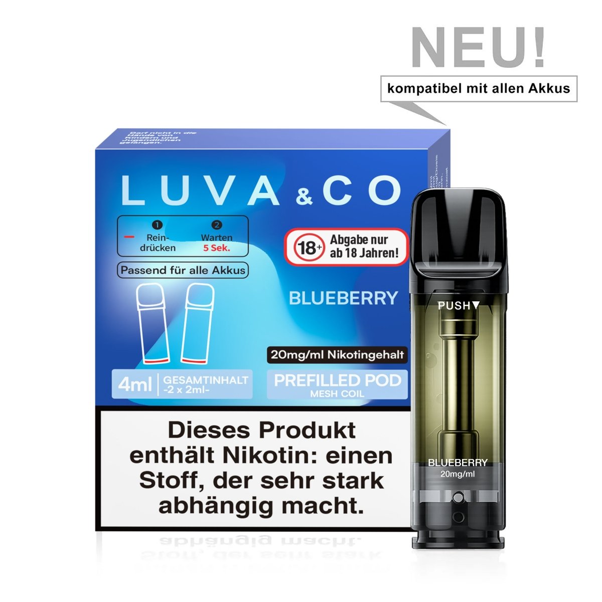 Luva & Co Pods 20Mg - Vapechamp.de