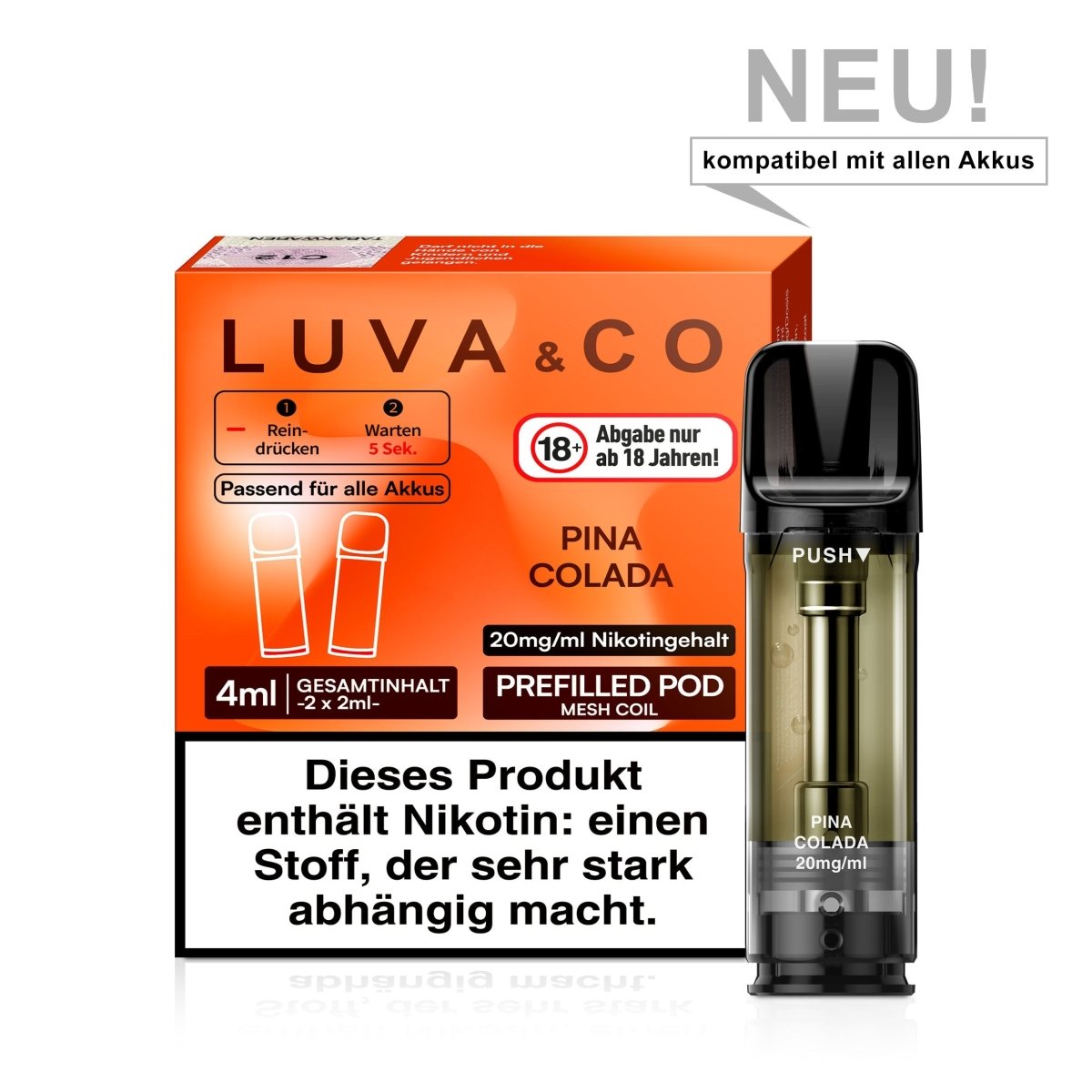 Luva & Co Pods 20Mg - Vapechamp.de