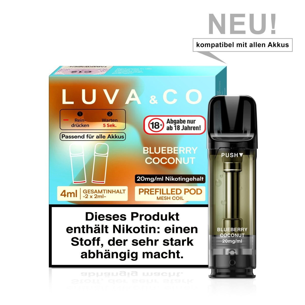 Luva & Co Pods 20Mg - Vapechamp.de