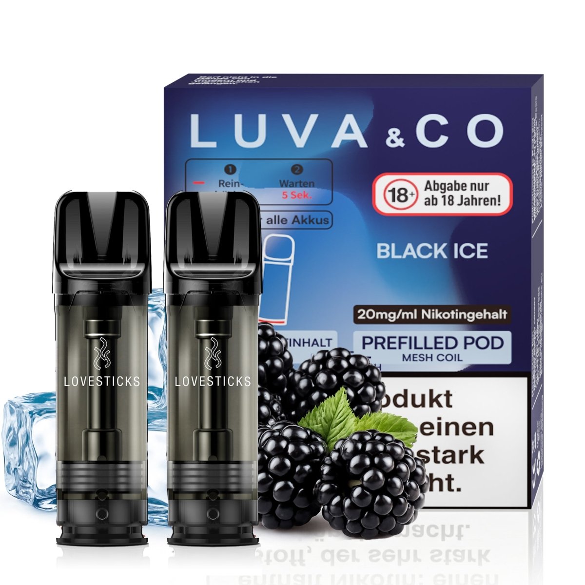 Luva & Co Pods 20mg/ml 2 Stk. - Vapechamp.de