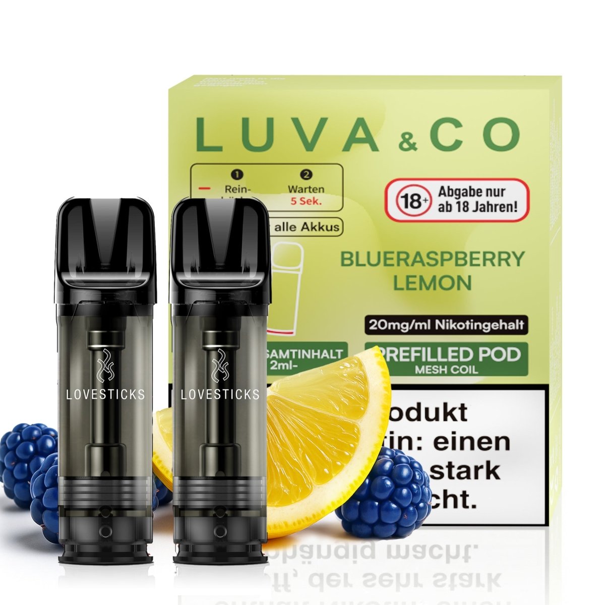 Luva & Co Pods 20mg/ml 2 Stk. - Vapechamp.de