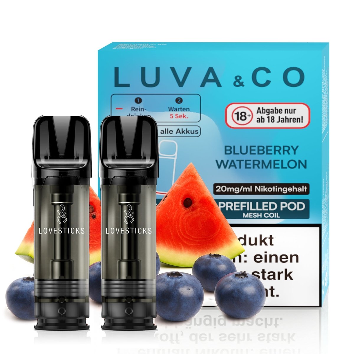 Luva & Co Pods 20mg/ml 2 Stk. - Vapechamp.de